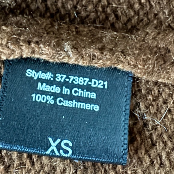 Jenni Kayne 100% CASHMERE Sweater Coat Cardigan cinnamon Open Front XS  $495 - Picture 8 of 9